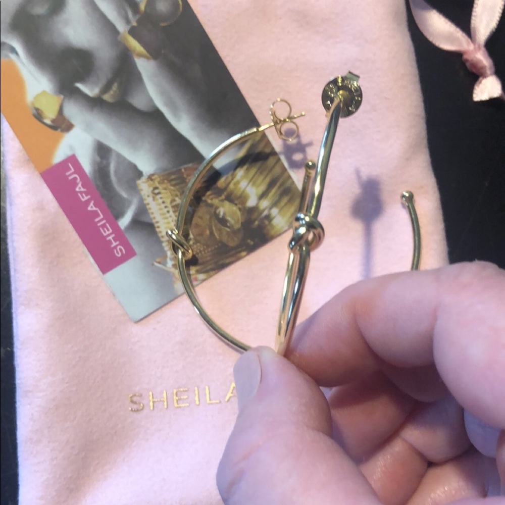 Sheila Fajl Knot Hoops